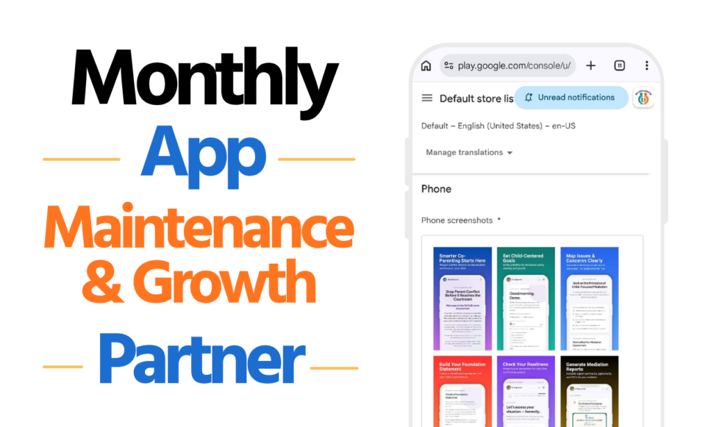 Be Your Monthly App Maintenance & Growth Partner