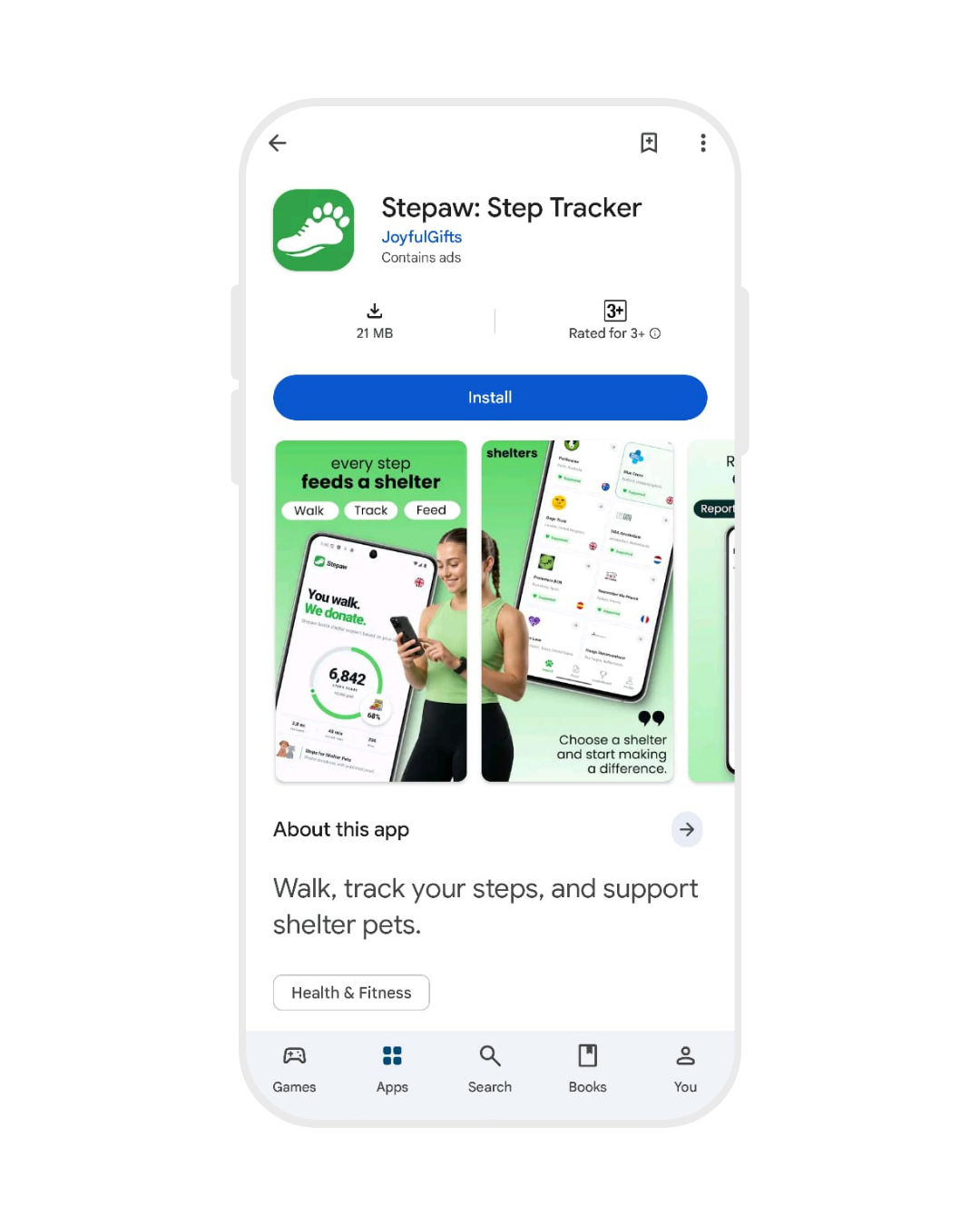 Stepaw_Google Play Store_thewodmapps