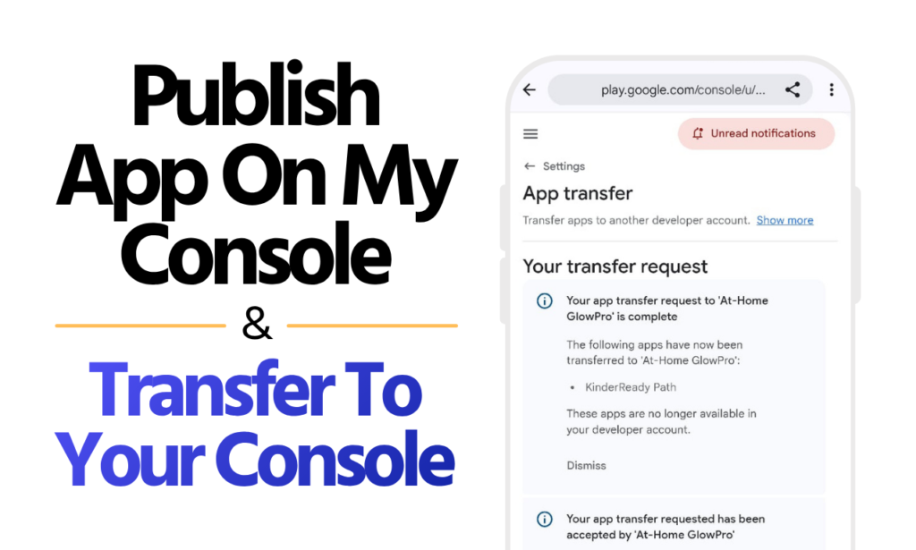 Publish App On My Console & Transfer To Your Console