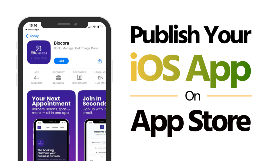 Publish Your iOS App On App Store Connect